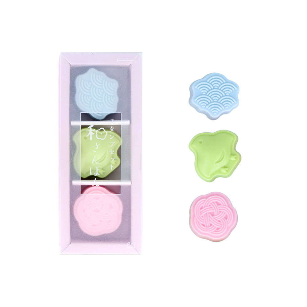 スタンプセット和さんぽん(ことぶき)パッケージ・内容