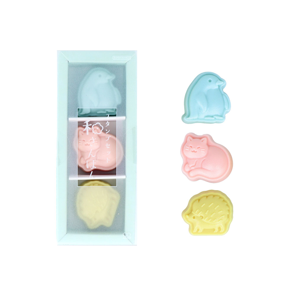 スタンプセット和さんぽん(ねこたち)パッケージ・内容