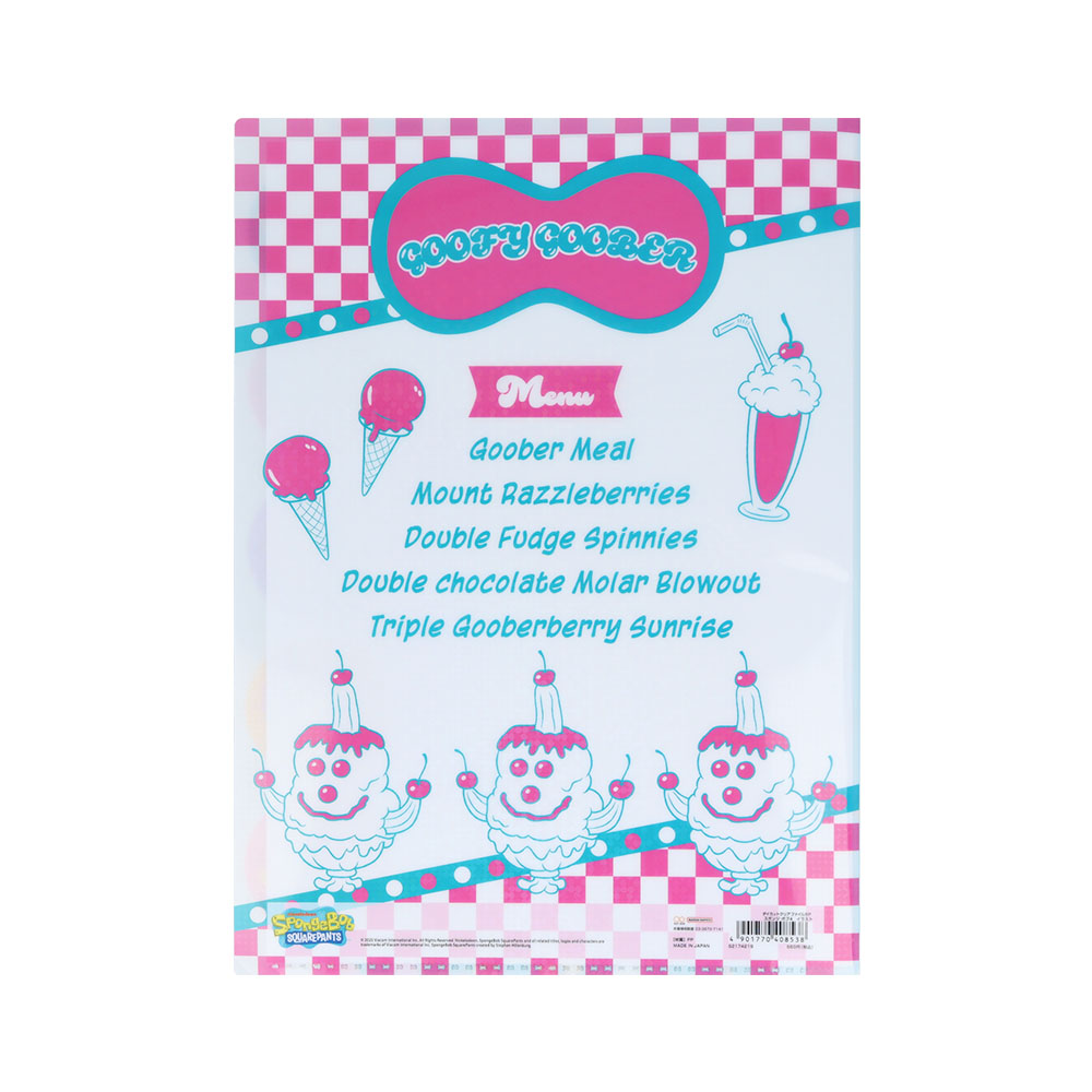 ダイカットクリアファイル5P　イラスト02