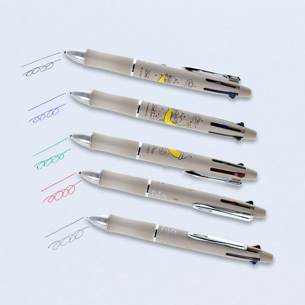 Dr.Grip 4+1 ギフトペン(リトルツインスターズ)書き味