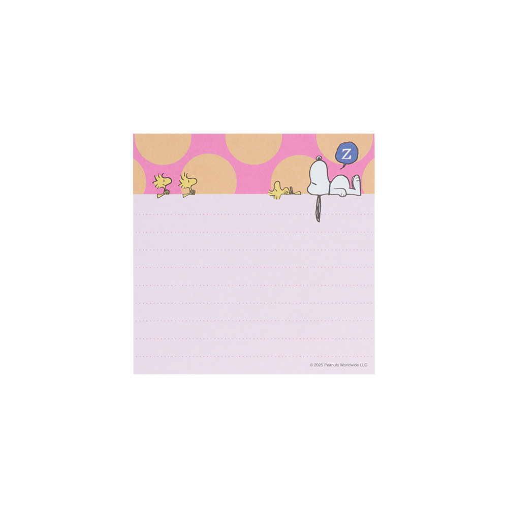 スクエアメモ ピンク02