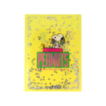 スパンコール入クリアファイルA5W　イエロー