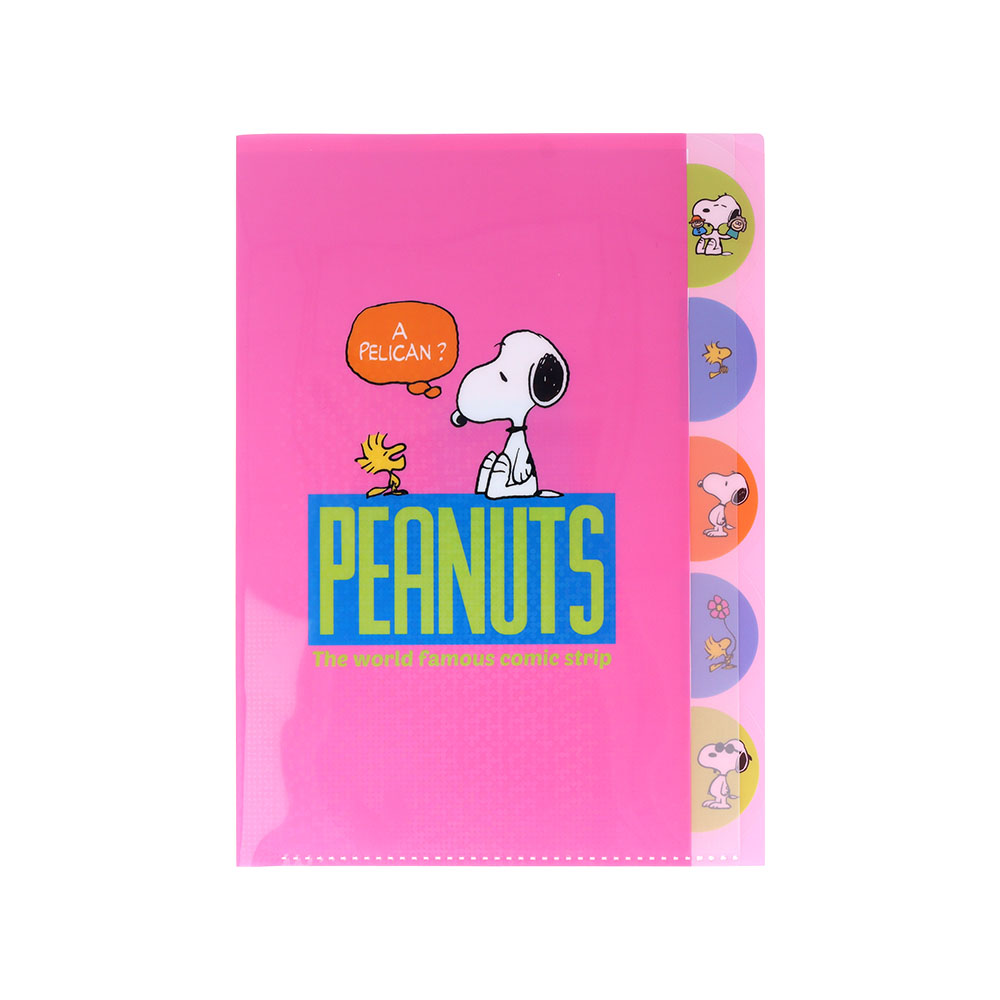 ダイカットクリアファイル5P ピンク