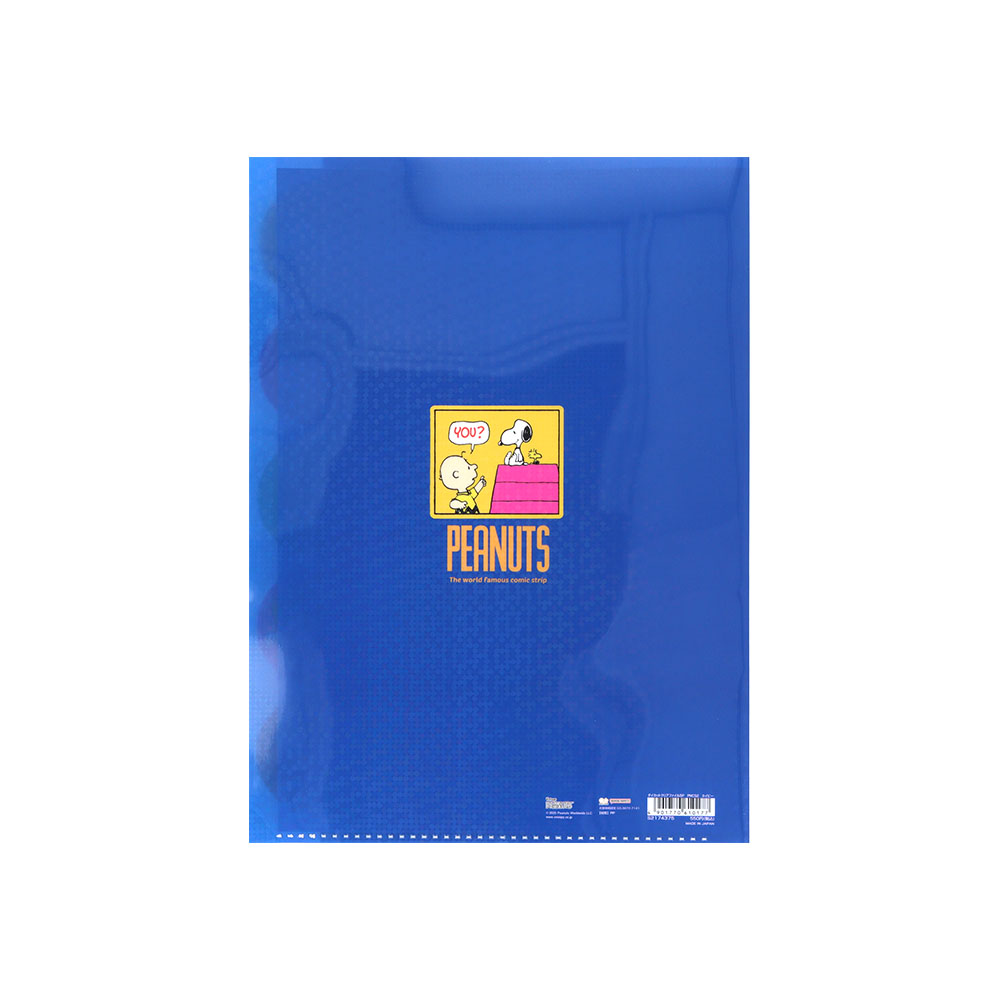 ダイカットクリアファイル5P ネイビー02