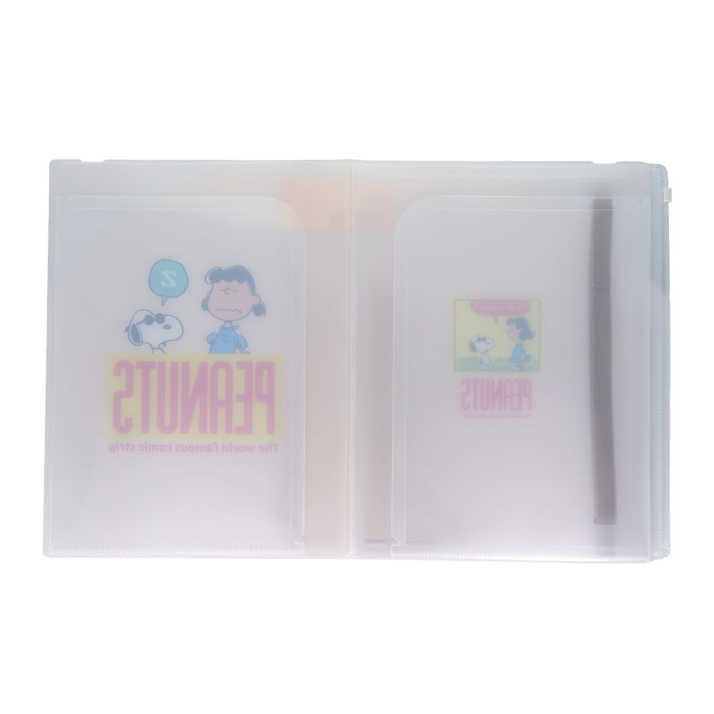 ゴムバンド付クリアファイル5P+F