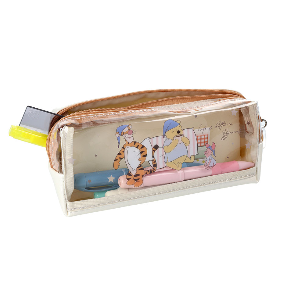 Ｗファスナーペンケース