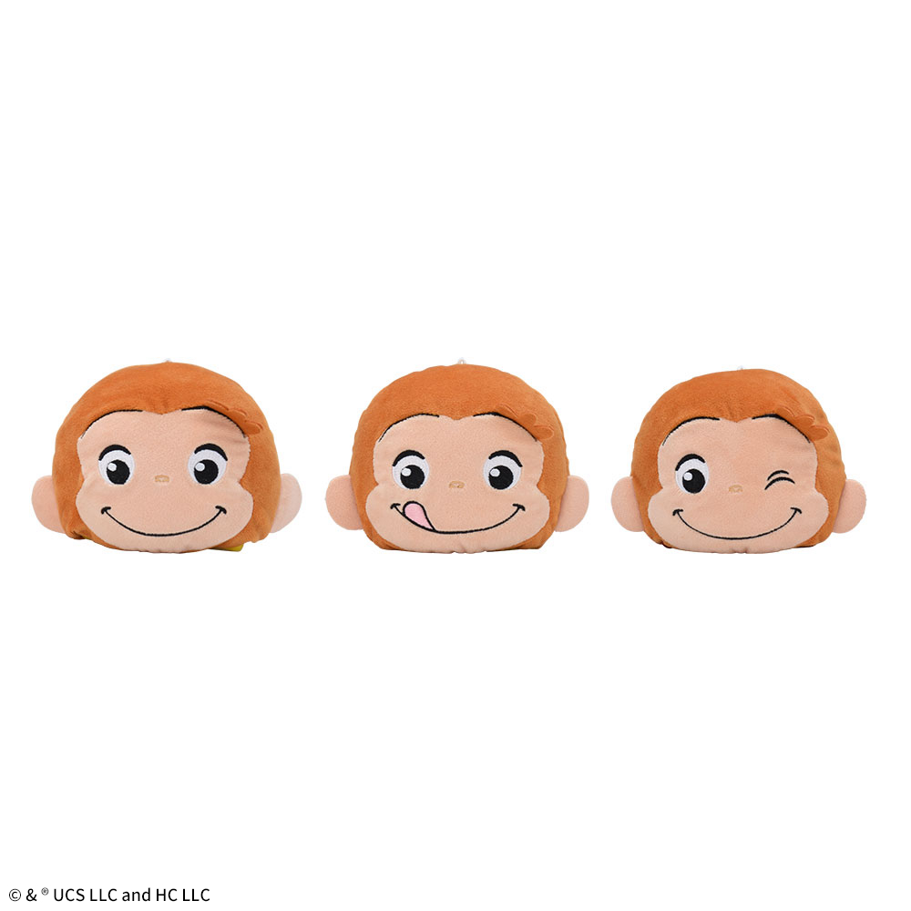 おさるのジョージ　ぬいぐるみ　くるりんフェイス