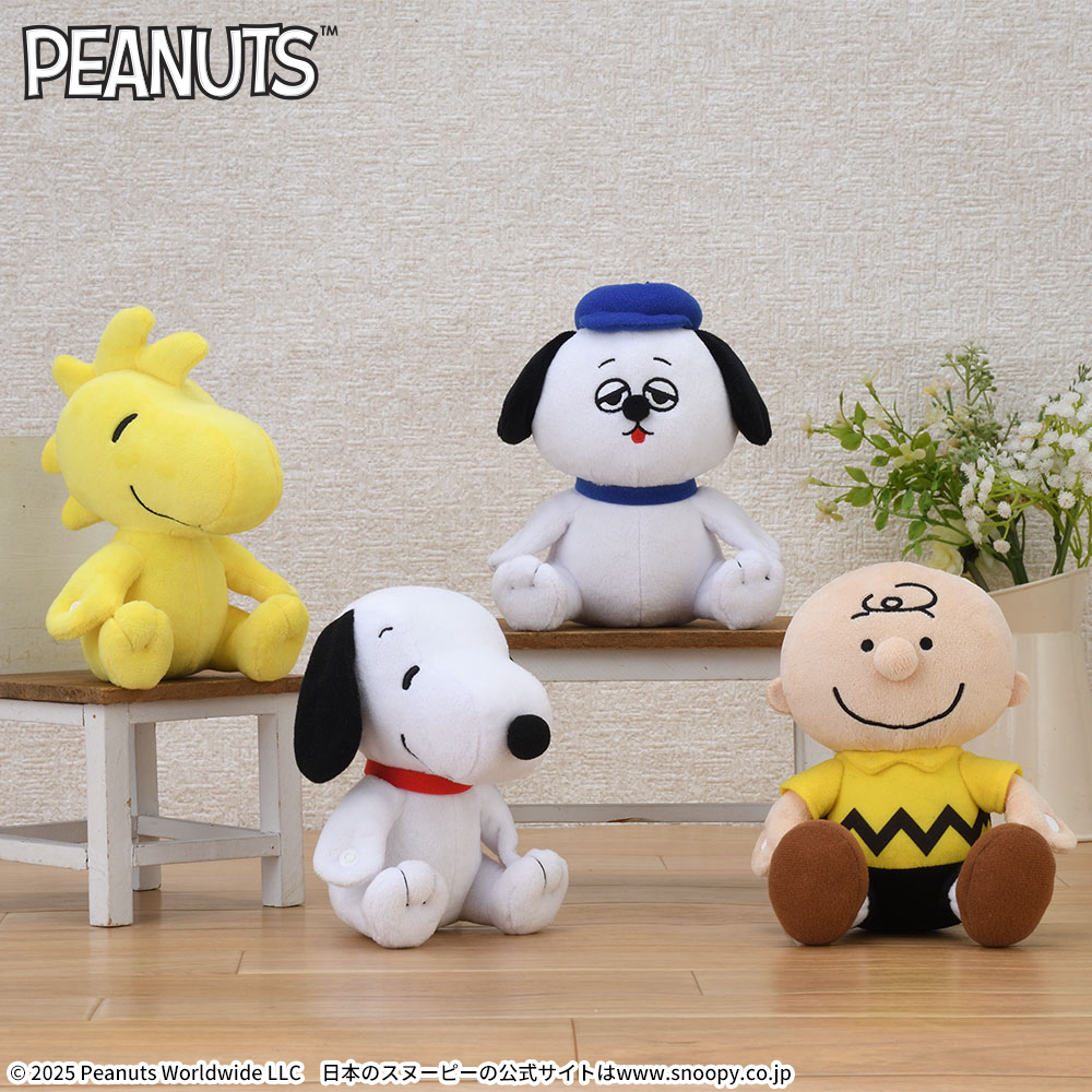 SNOOPY(TM)　ぬいぐるみ　なかよく手つなぎ