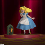 セガプライズ ディズニー『ふしぎの国のアリス』　ACT/CUT　プレミアムフィギュア　“アリス”1