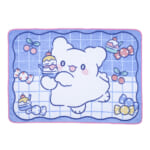 サンリオ「はなまるおばけ」　プラチナムザッカfuwa＆hugブランケット