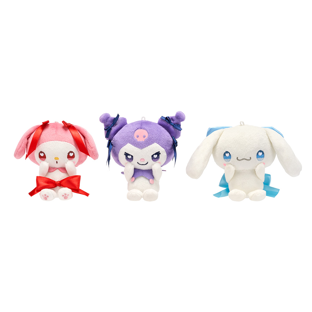 ゆるかわ　サンリオキャラクターズ　マスコット　RIBBON HOLIC