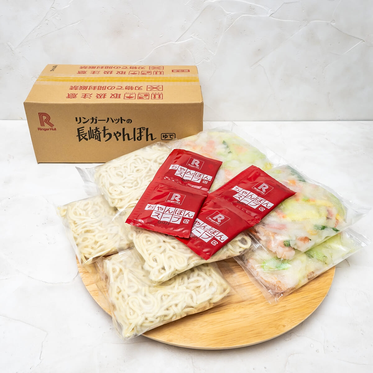 リンガーハット楽天市場店「長崎ちゃんぽん 8食セット」セット内容