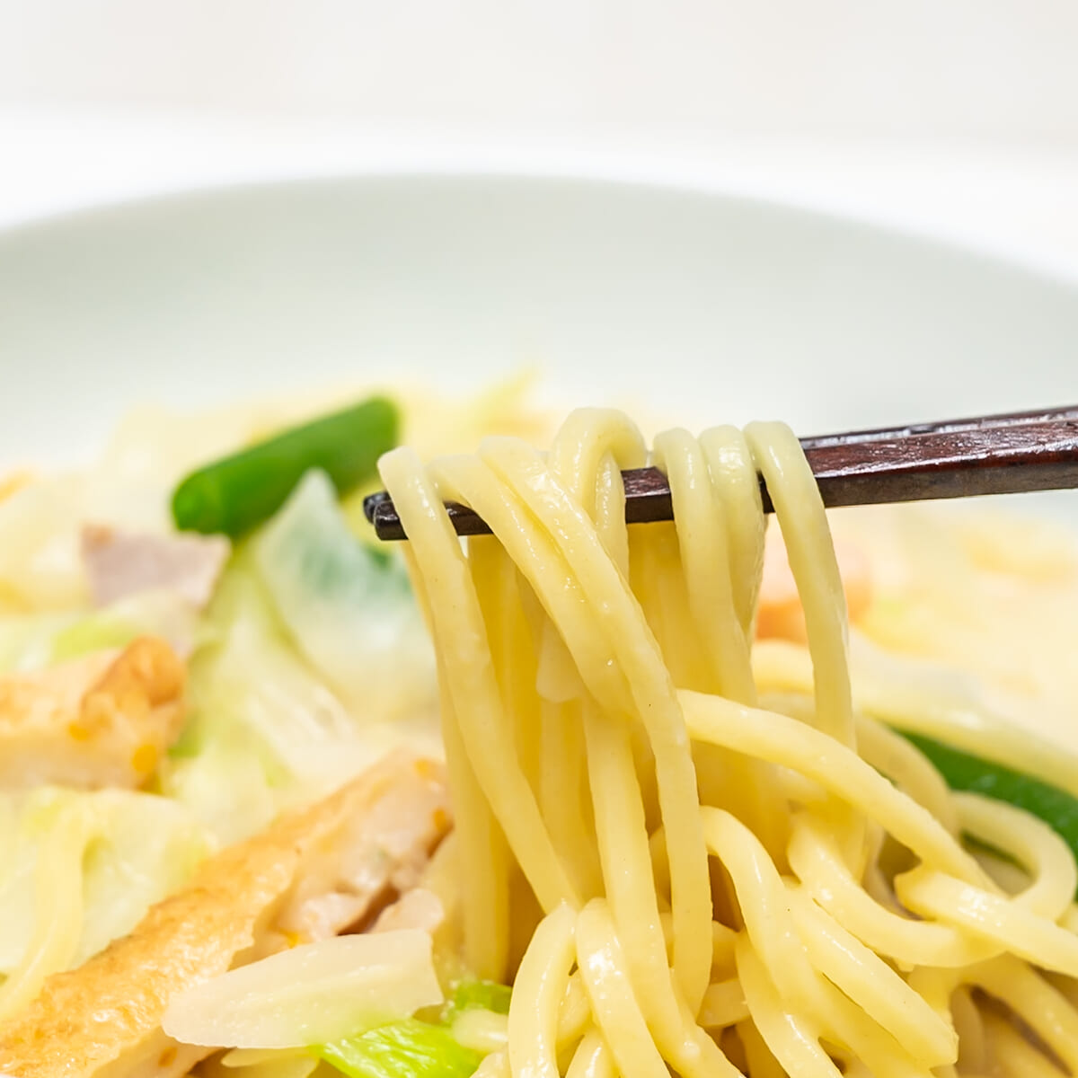 リンガーハット楽天市場店「長崎ちゃんぽん 8食セット」箸上げ