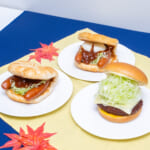 モスバーガー 「メンチカツチーズバーガー」「月見フォカッチャ」