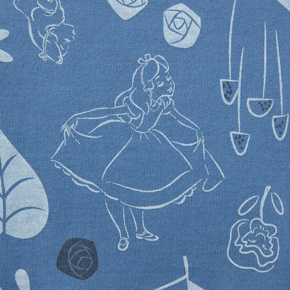 総柄ペプラムプルオーバー アリス デザインアップ