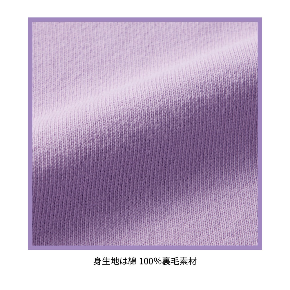 刺繍裏毛ワンピース 素材アップ