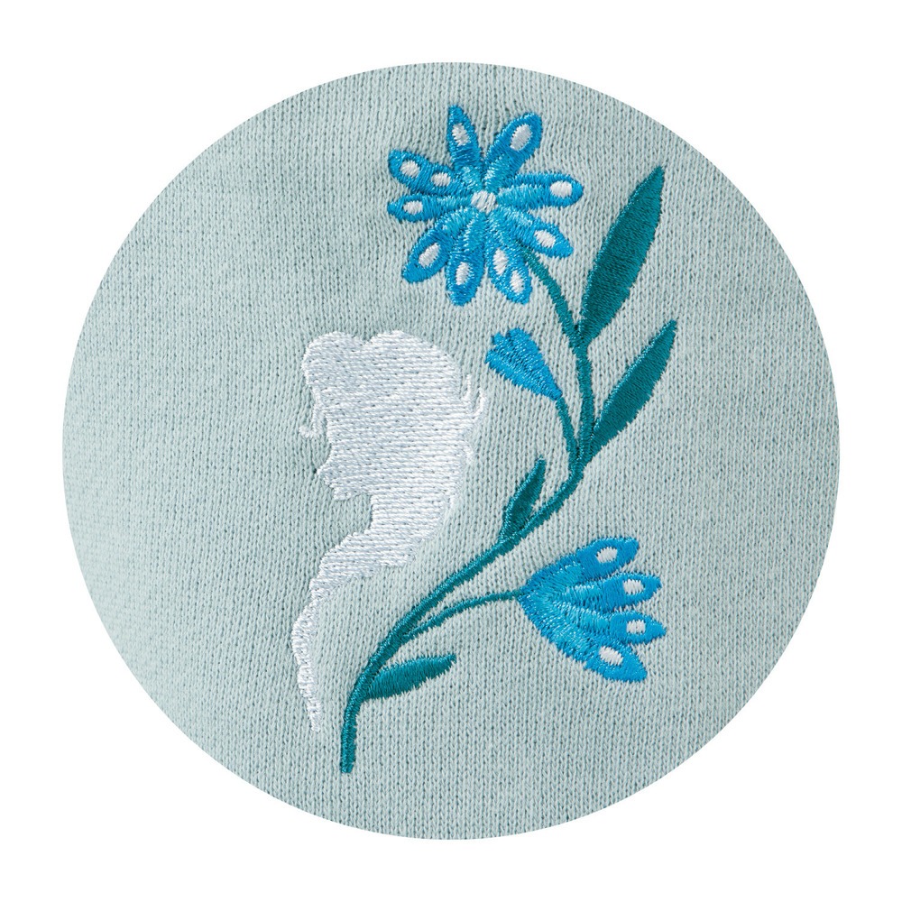 刺繍裏毛ワンピース エルサ デザインアップ