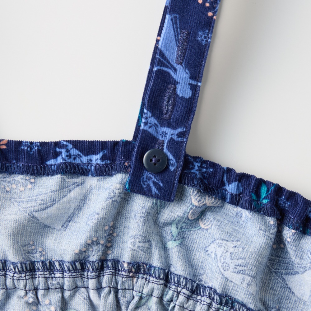 サロペット風セットアップ　サイズ調整