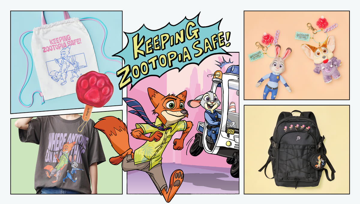 ディズニーストア『ズートピア』コレクション「ZOOTOPIA COMIC STYLE」