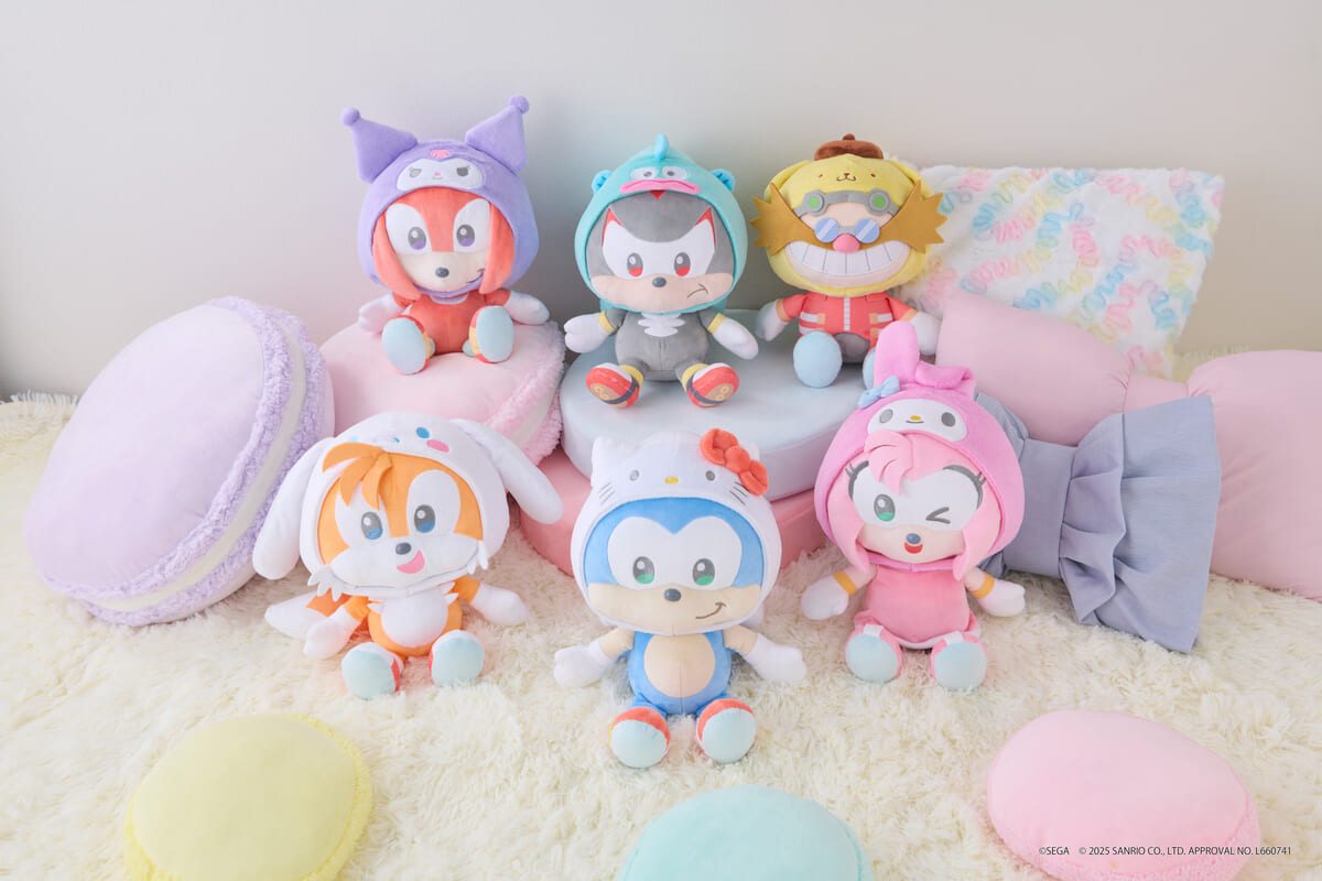 SONIC ＆ FRIENDS Sanrio characters　ぬいぐるみM
