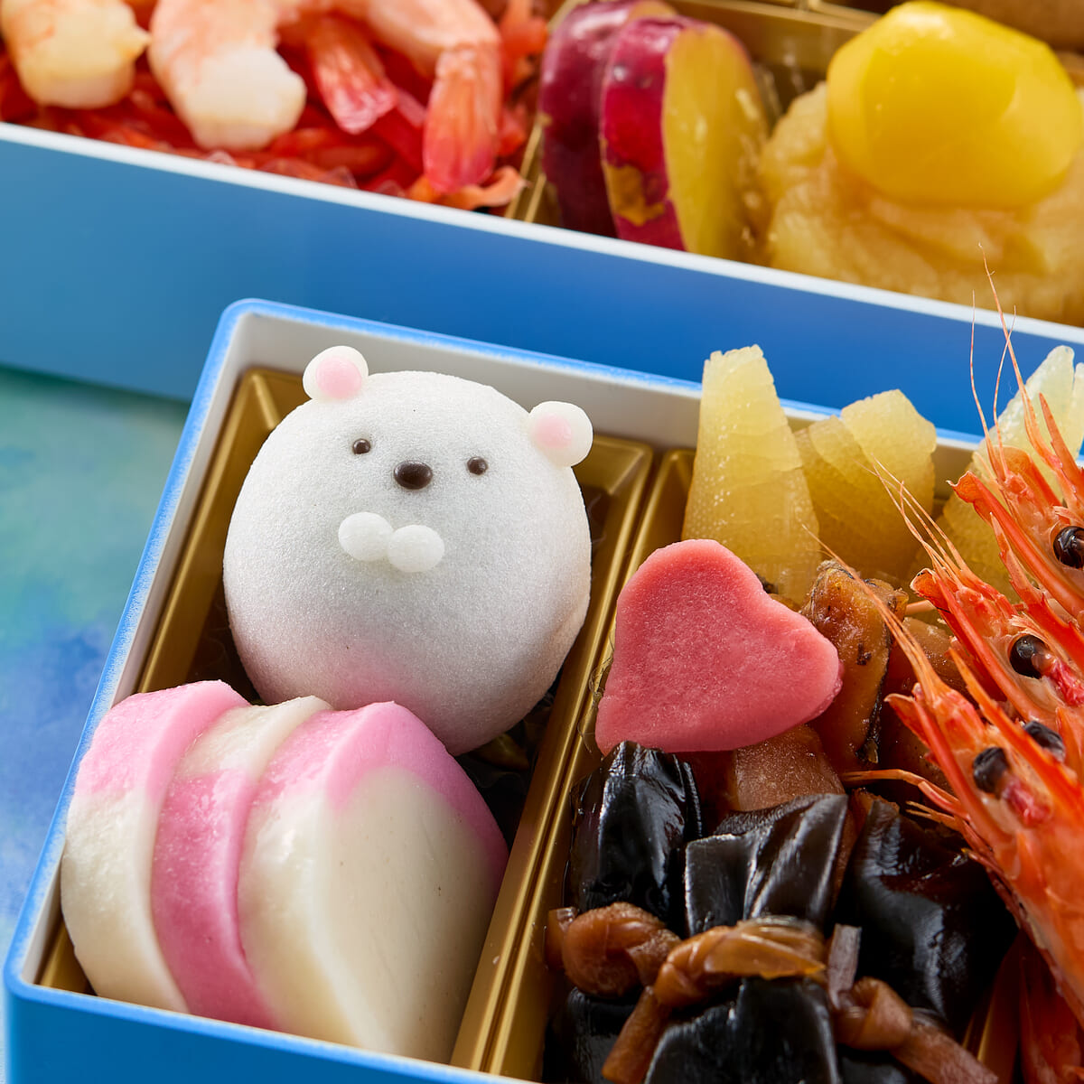 おせち・三段重「すみっコぐらし」　じょうよ饅頭