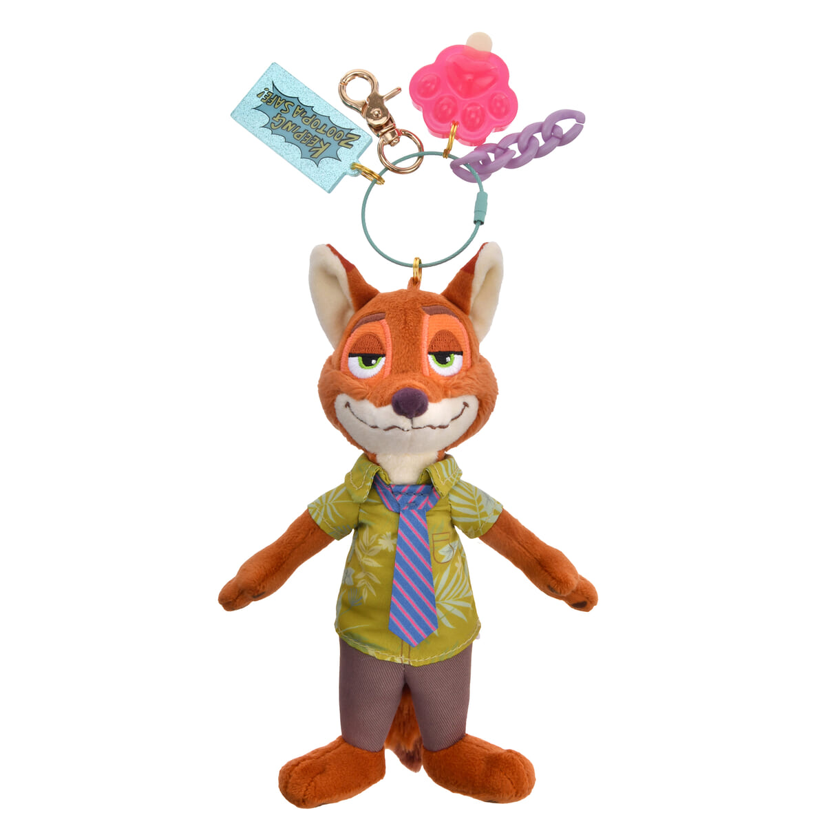 ニック・ワイルド ぬいぐるみキーホルダー・キーチェーン ZOOTOPIA COMIC STYLE