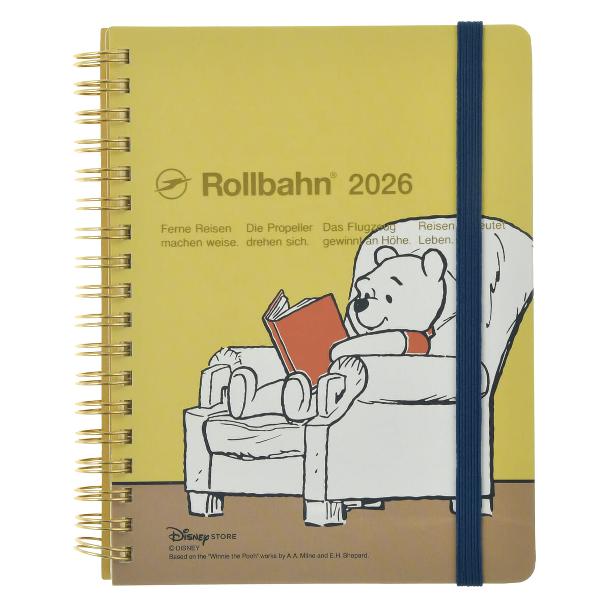 【デルフォニックス】プーさん、ピグレット、イーヨー Rollbahn Diary L 手帳・スケジュール帳 CALENDAR＆ORGANIZER 2026