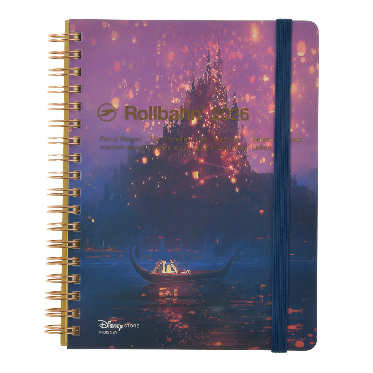 【デルフォニックス】ラプンツェル＆フリン・ライダー、パスカル Rollbahn Diary L 手帳・スケジュール帳 CALENDAR＆ORGANIZER 2026