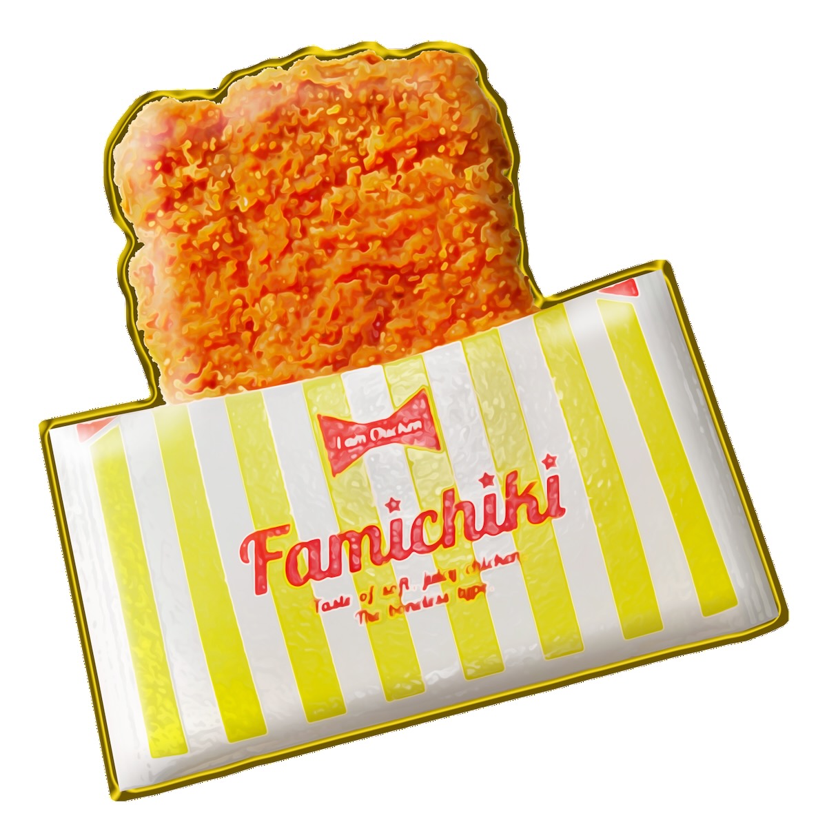 【スタンプ1個】ファミチキ ピンバッジ