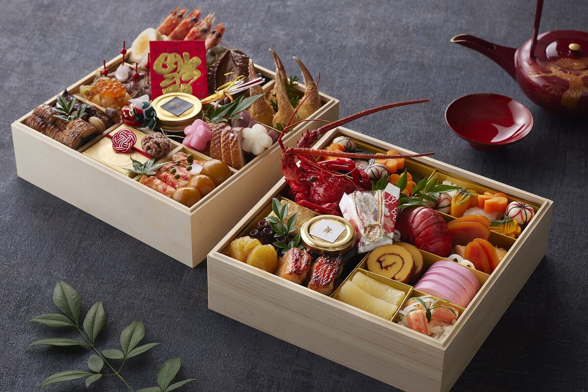 日本料理「舞」と広東料理「龍天門」によるおせち