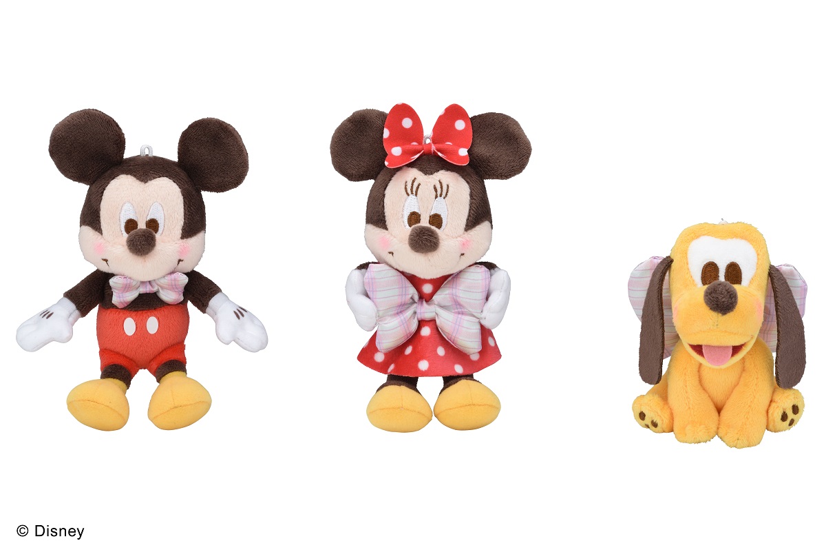 ミッキー＆ミニー＆プルート　赤いほっぺ　マスコット　～ワン！ダフルギフト～