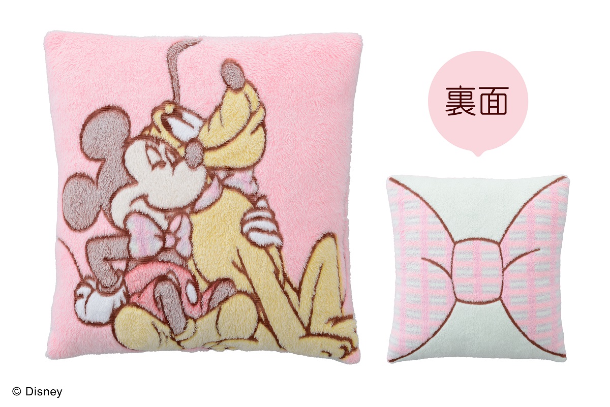ミッキー＆プルート　プラチナムザッカfuwa＆hugクッション　～ワン！ダフルギフト～