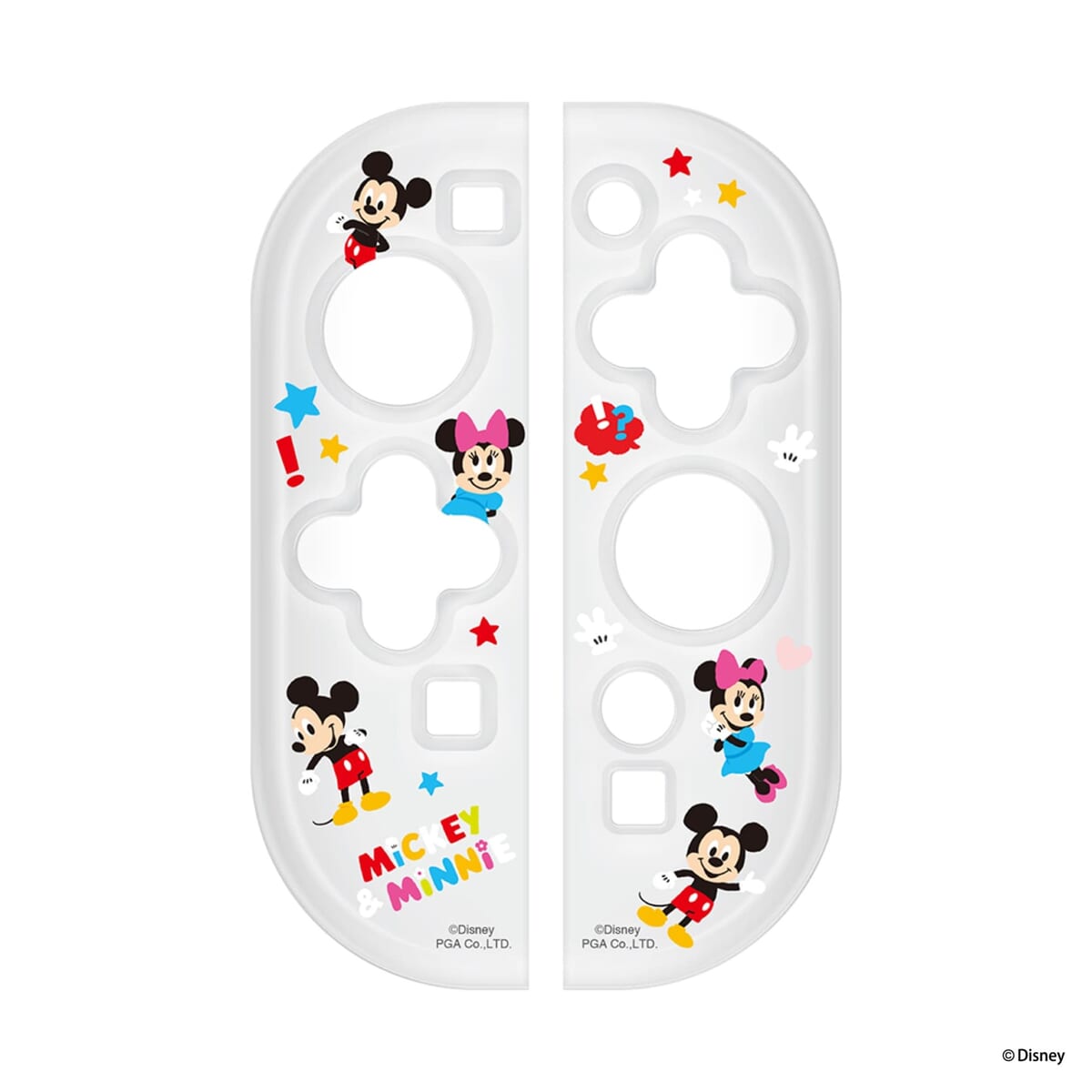 ディズニー「SWITCH2対応 TPUソフトカバー」ミッキー＆ミニー