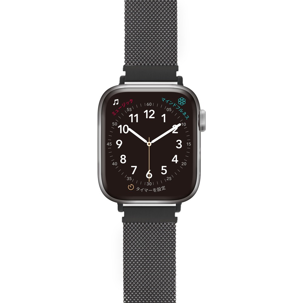 ステンレスマグネットバンド（ブラック）装着イメージ