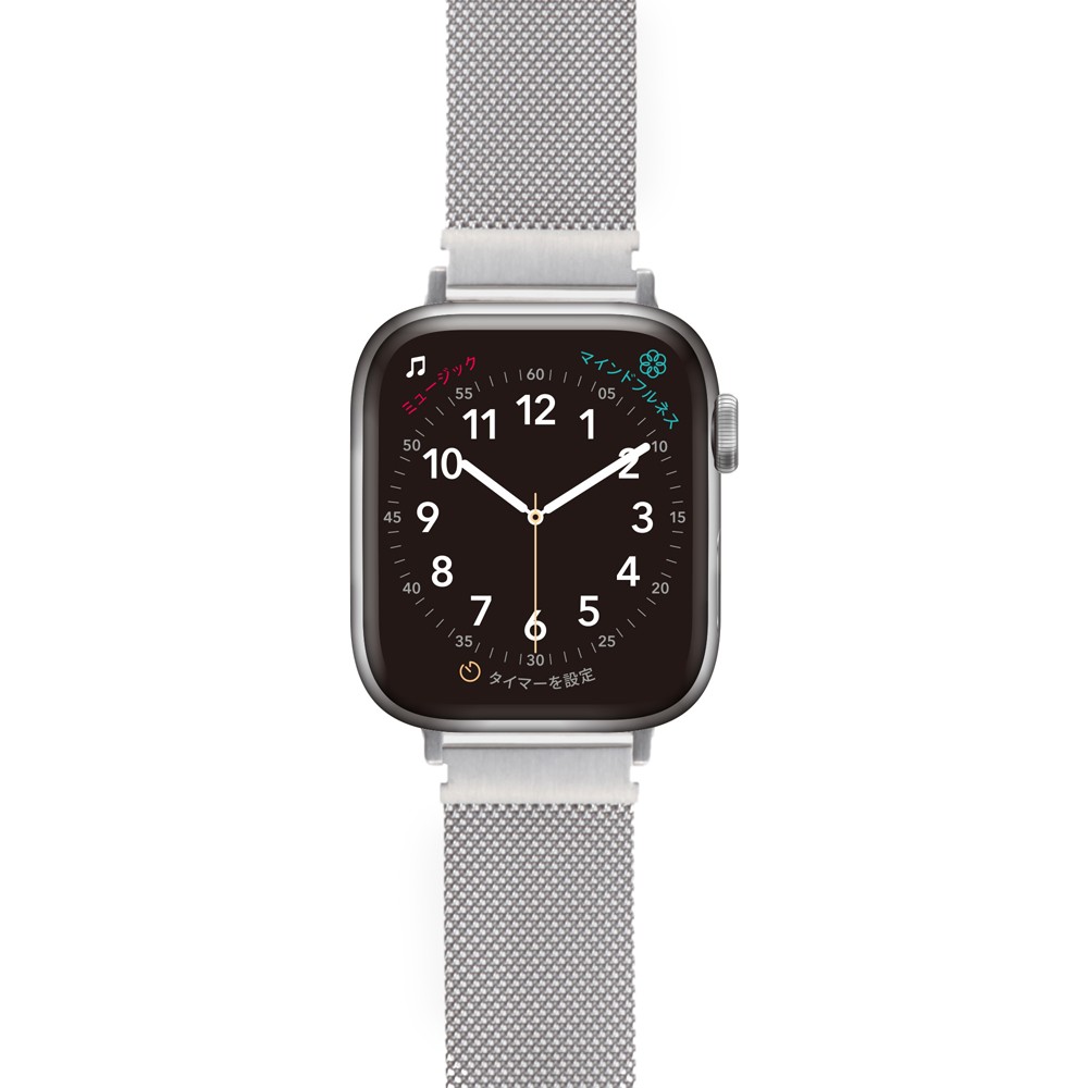 ステンレスマグネットバンド（シルバー）装着イメージ