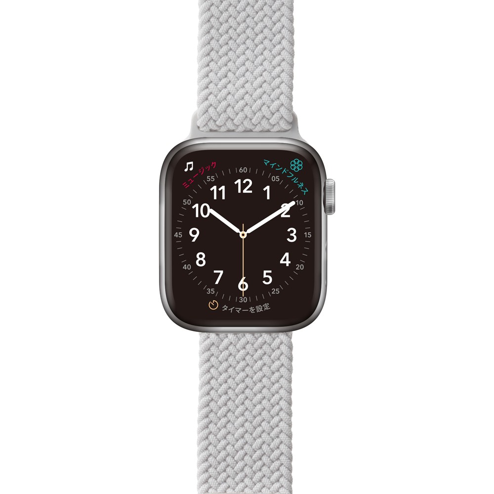 ナイロンバンド（ライトグレー）装着イメージ