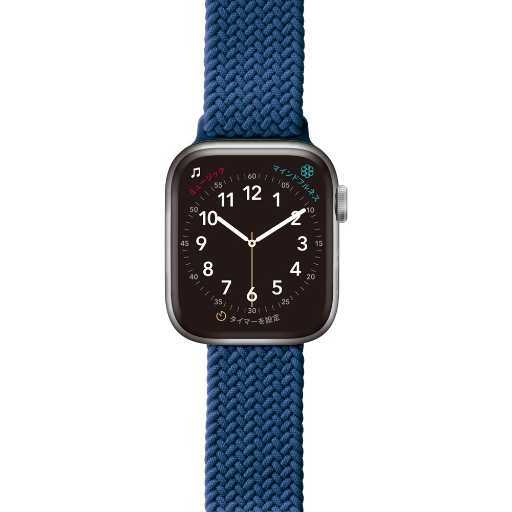 ナイロンバンド（ブルー）装着イメージ