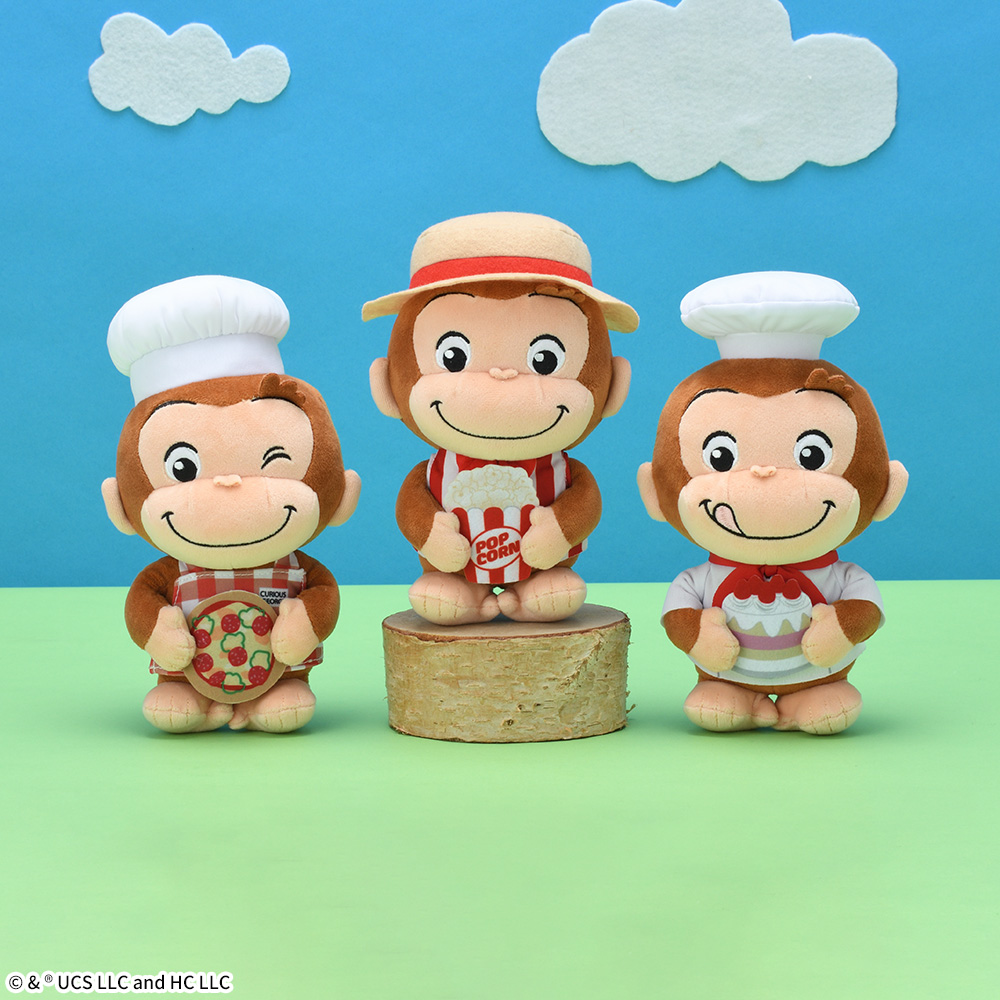 おさるのジョージ　ぽってりぬいぐるみ　おしごとシリーズVol.1