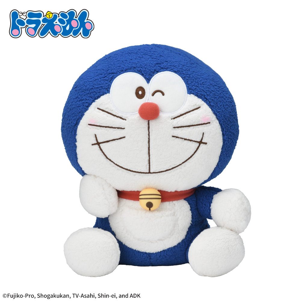 セガプライズ「ドラえもん」　赤いほっぺ　Lぬいぐるみ　シックカラーVer.