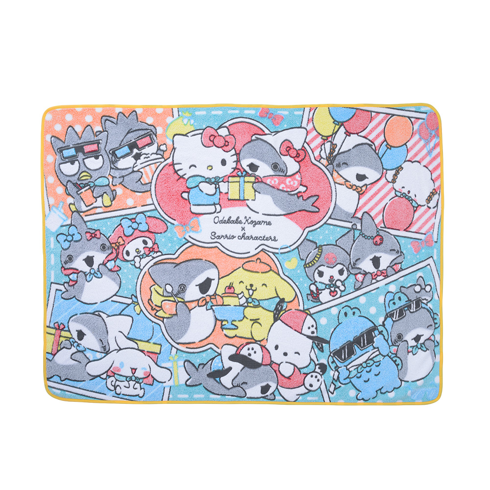 セガプライズ「おでかけ子ザメ×サンリオキャラクターズ」　プラチナムザッカfuwa＆hugブランケット