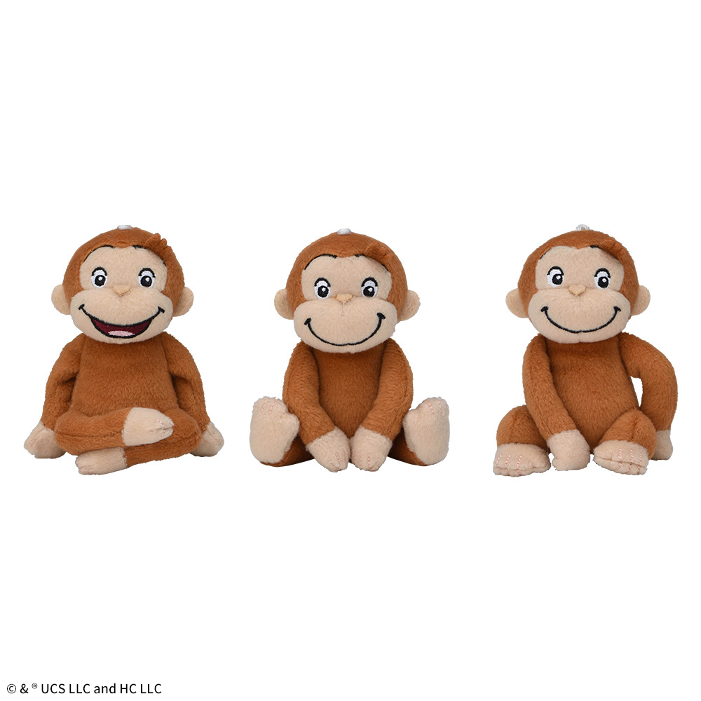 おさるのジョージ　ちょこんとおすわり　マスコット