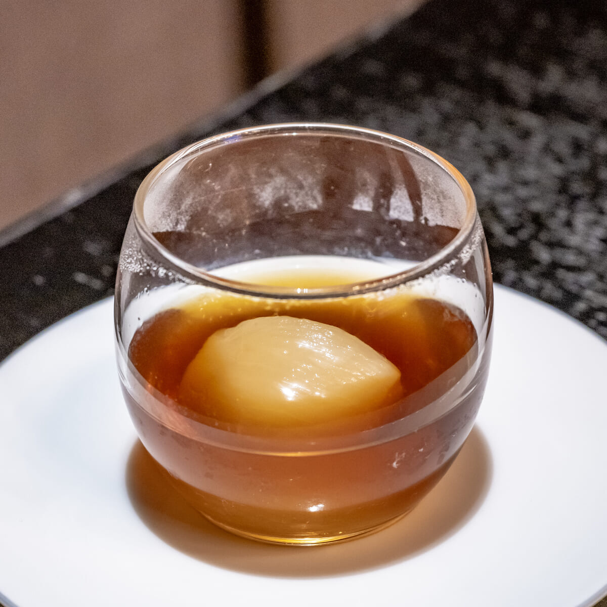 シェフのコンソメスープ(聖護院蕪入り)