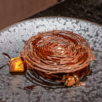 メインー肉料理「蝦夷鹿のロースト　季節野菜を添えて」2