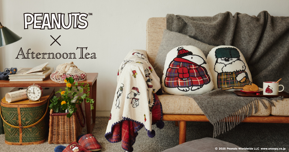 Afternoon Tea LIVING「スヌーピー」“Warmer Winter PEANUTS”