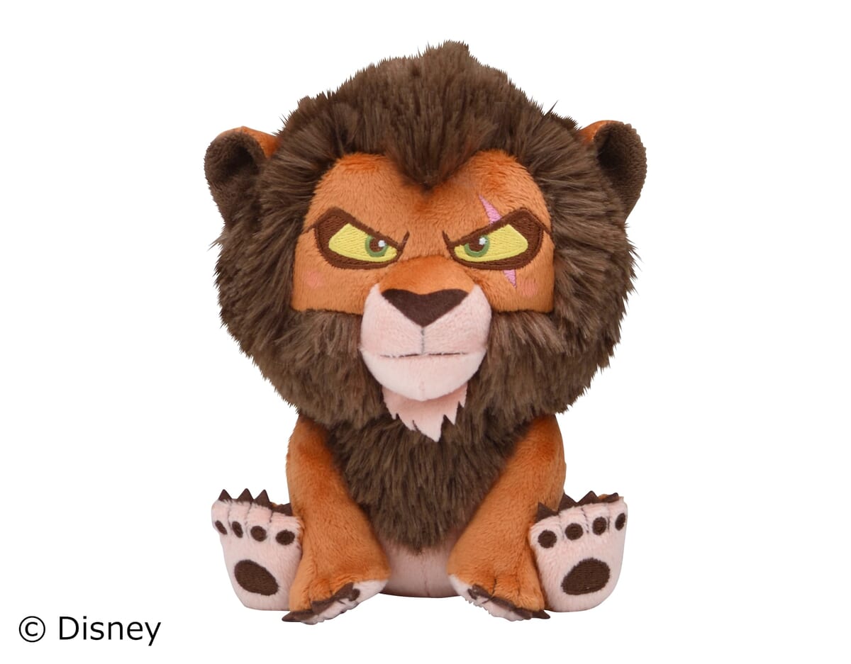 ディズニーキャラクター　赤いほっぺ　ぬいぐるみ　“スカー”