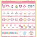 Shibuya Sakura Stage／大丸梅田店「キャラコレ」クッピーラムネ×サンリオキャラクターズ POP-UP STORE　ラインナップ
