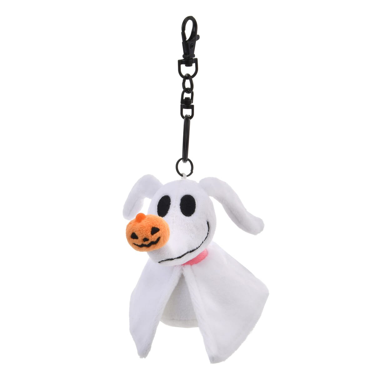 ゼロ ぬいぐるみキーホルダー・キーチェーン 蓄光 TIM BURTON'S THE NIGHTMARE BEFORE CHRISTMAS