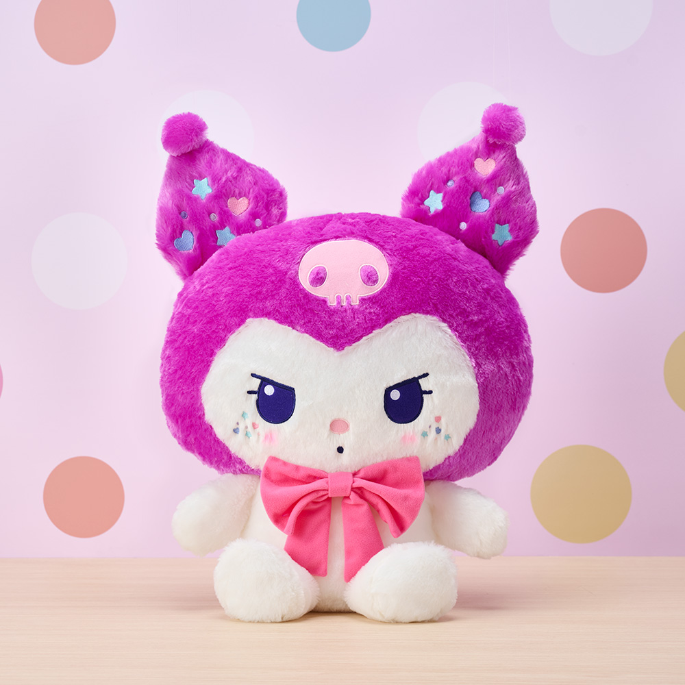 ゆるかわ　サンリオキャラクターズ　スーパーラージぬいぐるみ“クロミ”　KUROMI MAGICAL
