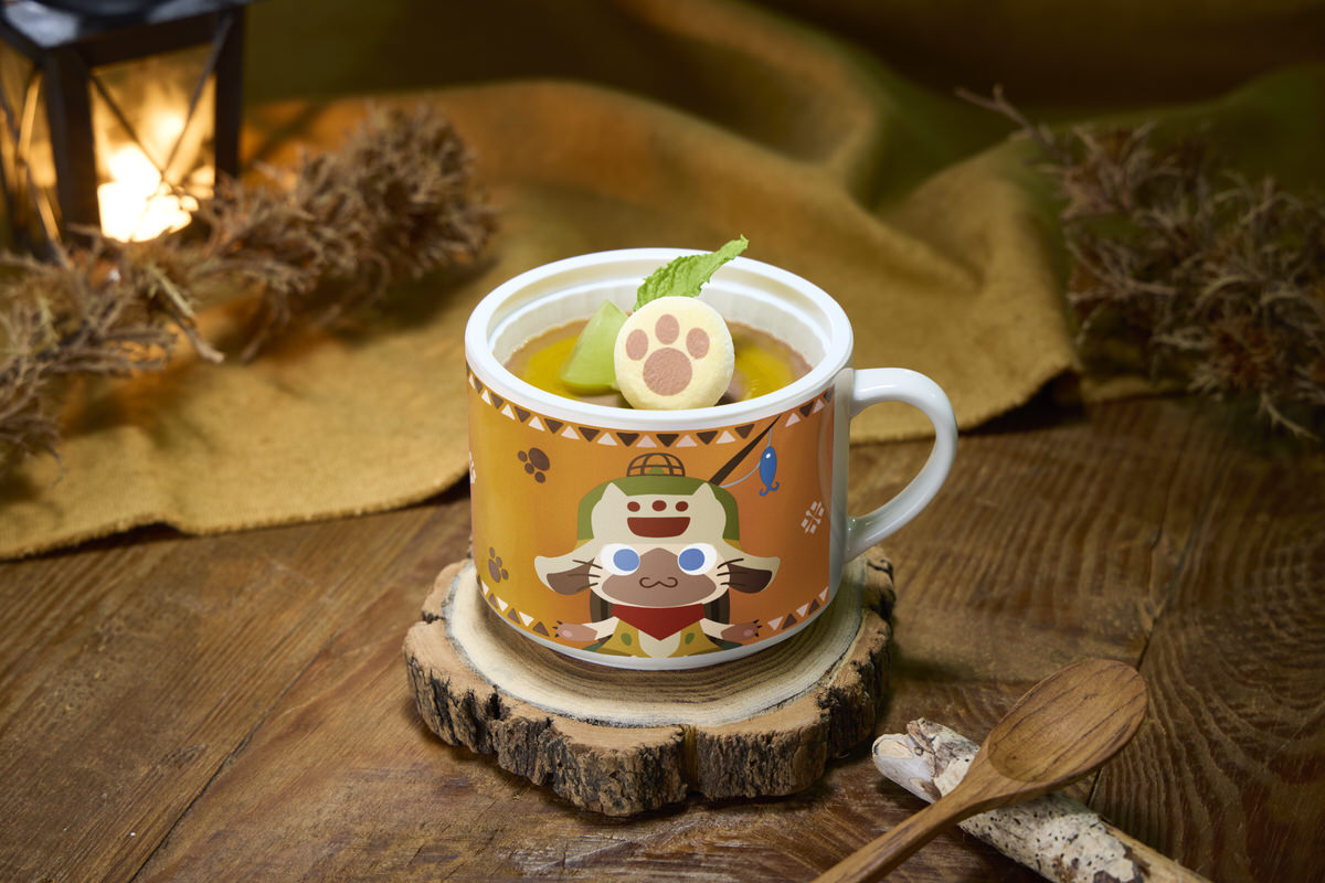 オトモアイルーのチョコレートプリン マグカップ付