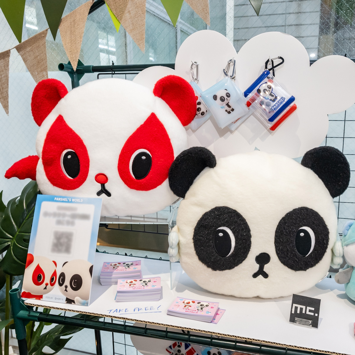 パンシェルズワールド　ぬいぐるみ2体セット　平成レトロ　当時もの まんまるグラスのご紹介🍒, ころんとしたシルエットが可愛いグラス🍹🩵, パンシェルとパンデビのデザインをペアで使うのも👌,  プレゼントにもおすすめのアイテムです🎁✨, #パンシェル #パンシェルズワールド #パンダ #天使界隈 #原宿 #平成女子, #90年代 #平成  #平成レトロ #heisei #グラス #ペアグラス